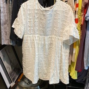 White babydoll dress